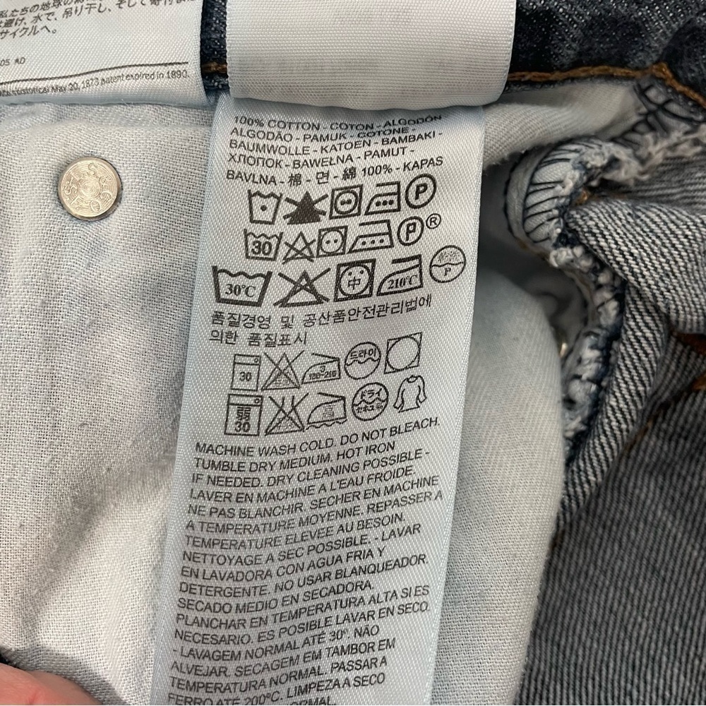 Levi's Men's Vintage 550 Relaxed Fit Medium Wash Jeans 100% Cotton 38X30 - Picture 12 of 15